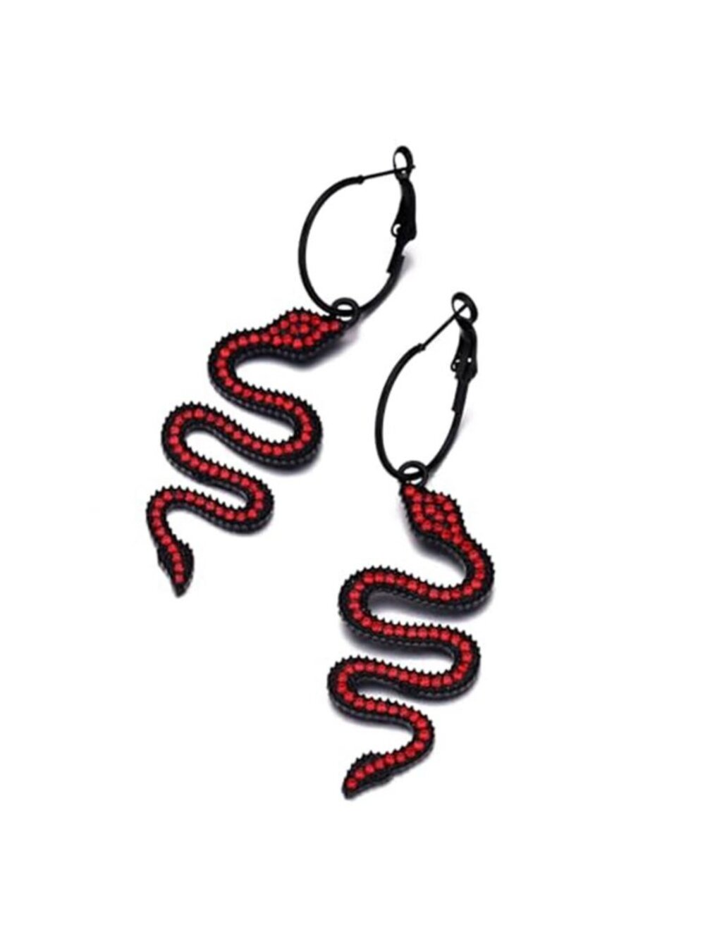 Snake Earrings 14K Gold Plated Dangle Earrings Personalized Punk Animal